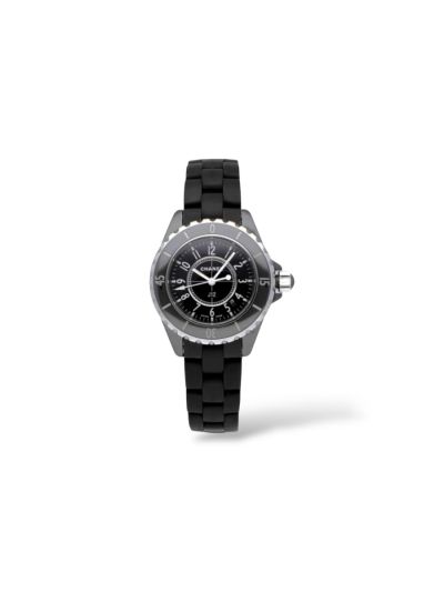 Montre Chanel J12 En Céramique Et Acier Noir