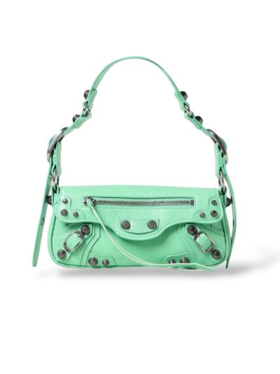Sac Balenciaga Le Cagole XS Cuir Vert 