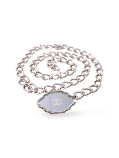 Ceinture Chanel Vintage Argentée