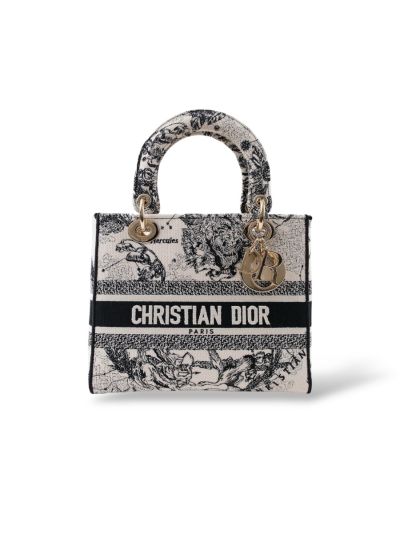 Sac à Main Lady Dior En Toile De Jouy