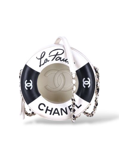 Sac Chanel La Pausa Lifesaver Edition Limitée Cruise En Cuir D'Agneau Bicolore 