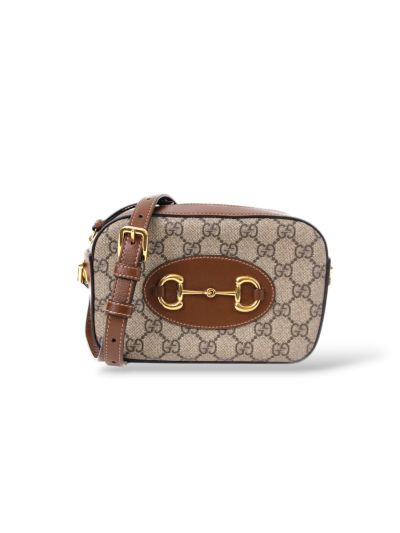 Sac à Bandolière Gucci Camera Bag Horsebit Toile GG