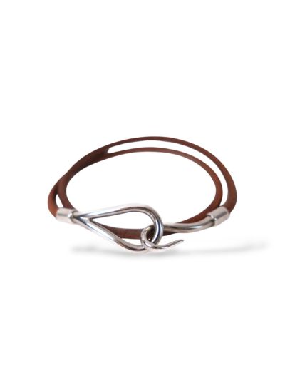 Bracelet Hermès Double Jumbo Marron 