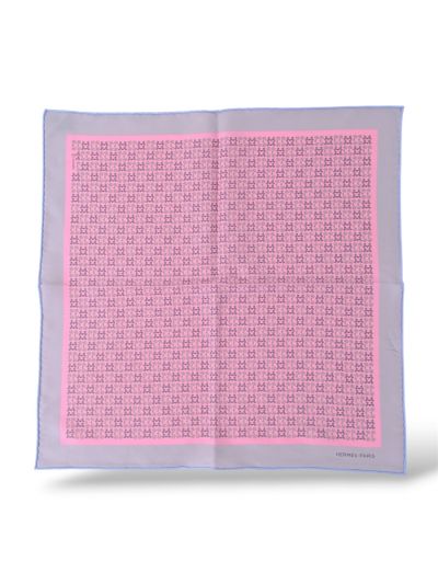 Gavroche Hermès Vintage En Soie Rose 