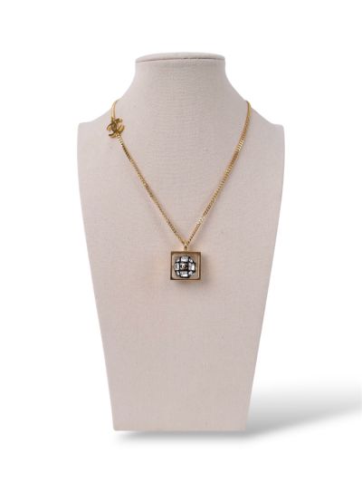 Collier Chanel Boule De Disco Strass