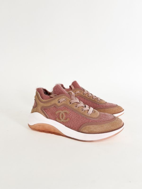 Baskets Chanel Rose 38

