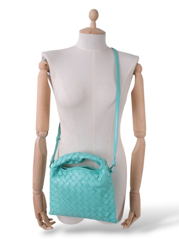 Bottega Veneta Intrecciato Bleu Turquoise 