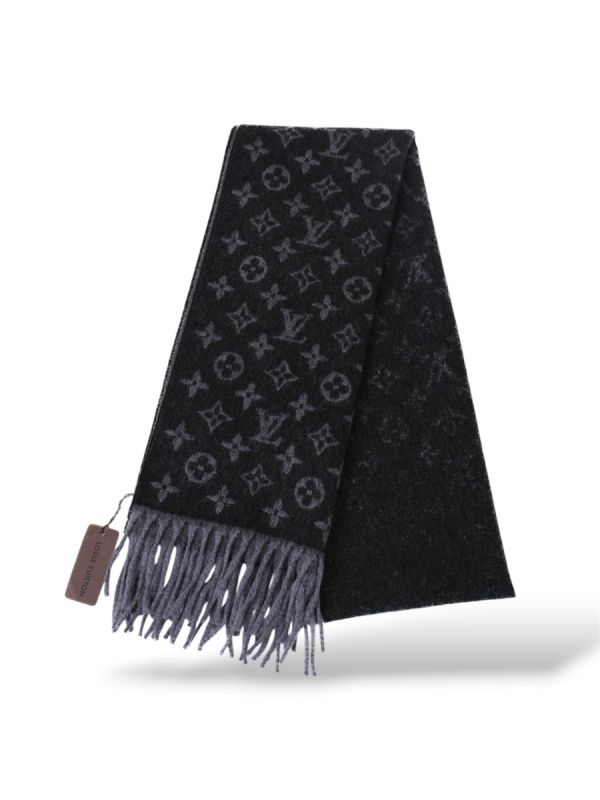 Écharpe Louis Vuitton Monogram Noire 