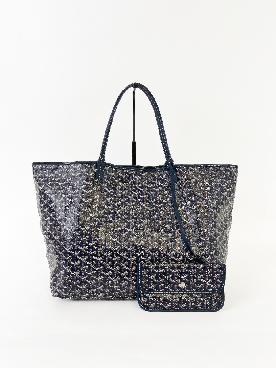 Goyard Saint Louis GM Tote Bag Navy Blue | Myzah