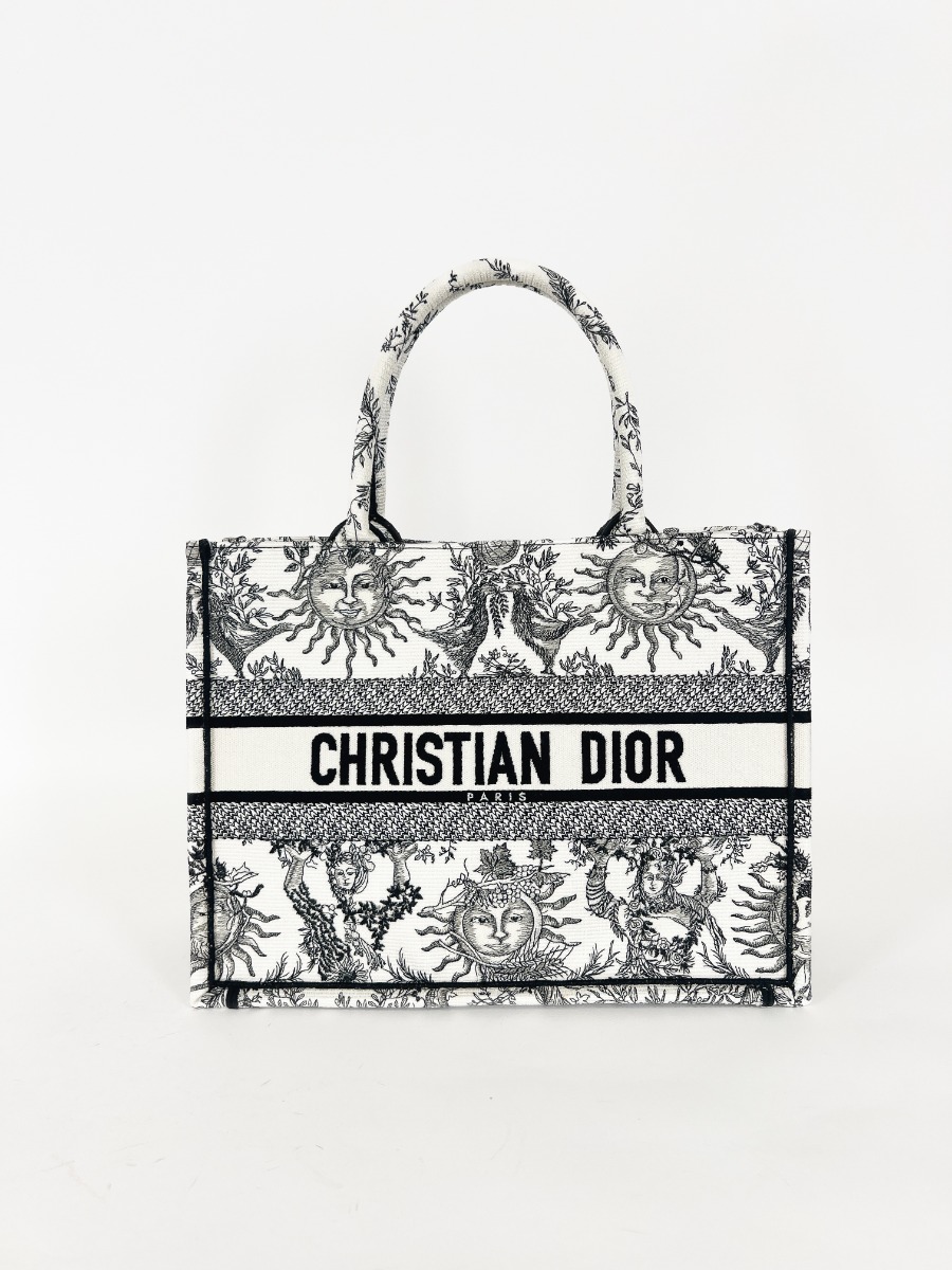 Dior Medium Book Tote Bag in Toile de Jouy. | Myzah